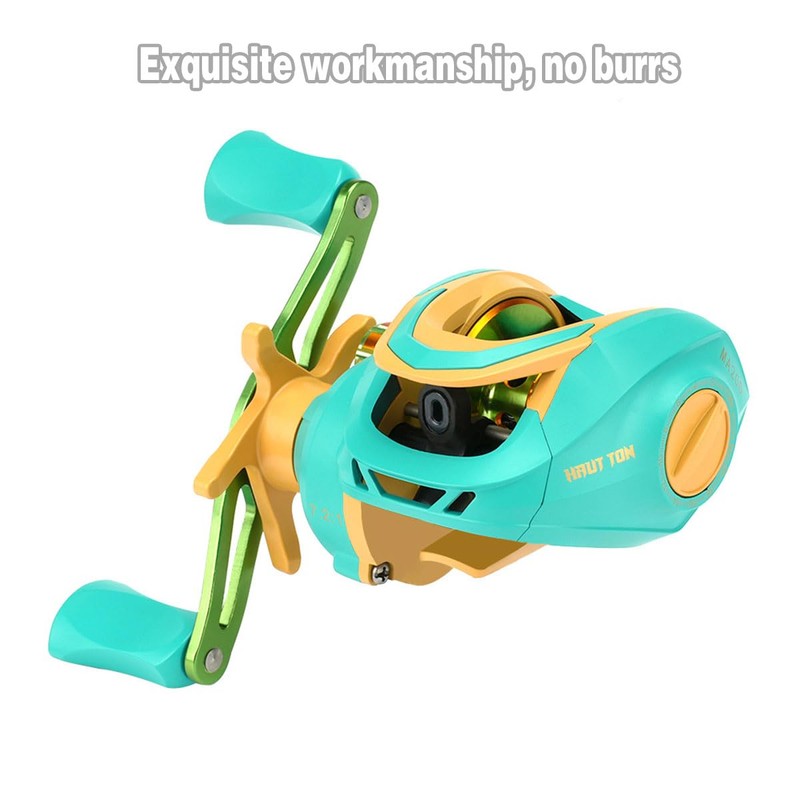 AIMALL Baitcasting Fishing Reel Water Drop Wheel with Magnetic Brake