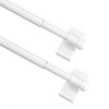 Multi functional hanging pole，Magnetic Curtain Rods for Metal Doors，No tools