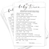Zyoge Baby Shower Game - Baby Trivia Game Cards for