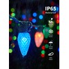 Brightown Smart Christmas Lights Outdoor, 100 LED RGB C9 String