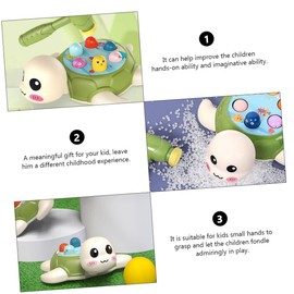SUPVOX Funny Turtle Knocking Educational Cartoon Knock for Boys and Design for Enhancing Grasping Power and Hand Eye Coordination for Parent Interaction Random Color