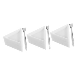 Operitacx 3 Sätze Diamant Tabletts Plastik Tray für DIY Kunst zur Aufbewahrung von Perlen und Strass mit Flexibler Stapelbarkeit und Hoher Haltbarkeit für Anfänger und Profis