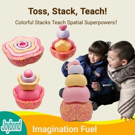 joybond Stepping Stones for Kids Toddler Balance Stepping Stones for Indoor or Outdoor Play, Coordination Obstacle Course Toys for Toddlers, Toddler Outdoor Toys 5 Pcs