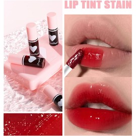 Miniling- Juego de 6 colores de tinte de labios, brillo de labios coreano, tinte de labios, mini lápiz labial líquido voluminizador, multiusos