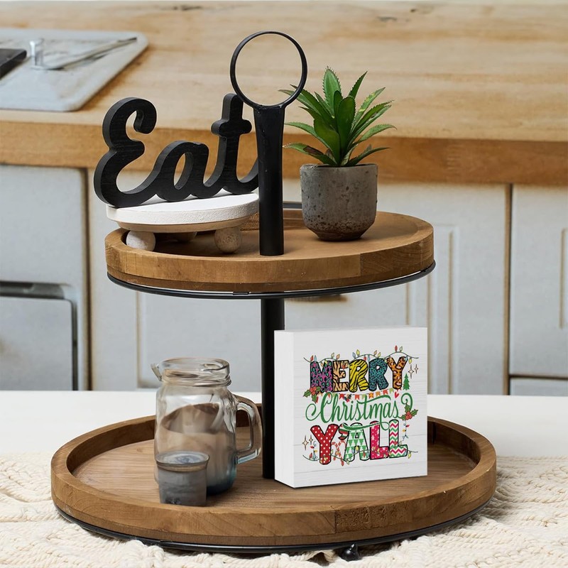 Christmas Sign Decorations for Home Office Desk Christmas Decor for