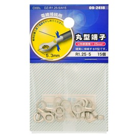 Ohm Electric Round Terminals (R1.25-5/15 pieces) DZ-R1.25-5/A15