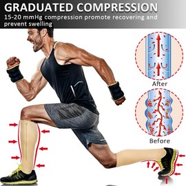 Ailaka Medical 15-20 mmHg Zipper Compression Socks Women Men Varicose Vein Edema