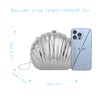 MilyaDE Women's Transparent Clutch Acrylic Clear Shell Purses Transparent Shoulder