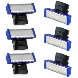 Replacement Heads for Electric Shaver Cleaning Trimmer Head Solo Trimmer Replacement Cutter Head Hybrid Razors Blades (Pack of 6)