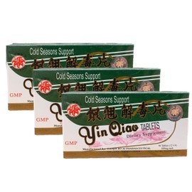 New Green Nutrition Yin Qiao, Yin Chiao Chieh Tu Pien, Extra Strength 600MG (96 Tablets) - 3 Bottles