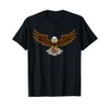 Eagle American Football Cartoon Character T-Shirt