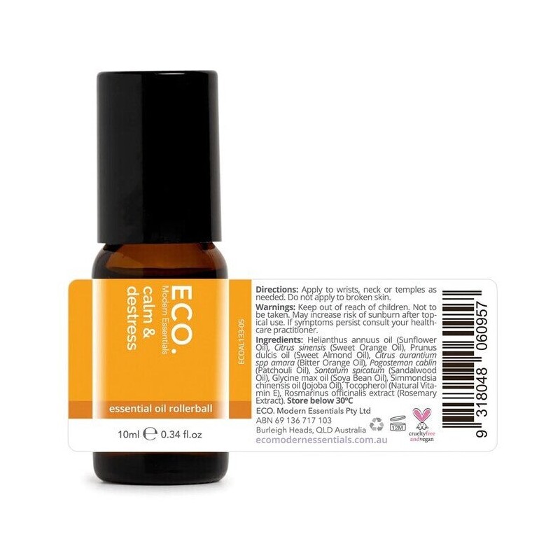 ECO. Modern Essentials Calm & Destress Essential Oil Blend, 10ml