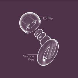 Ear Plugs for Sleeping Noise Cancelling – 33dB Noise Reduction Earplugs for Sleep, Work & Travel, Ultra Soft & Comfortable Silicone Reusable Earplugs for Snoring – Includes Carry Case + 4 Eartip Sizes