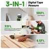 Laser Measuring Tool 3-in-1, Huepar 165 Ft Laser Measure & 33