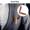 2PCS Folding Beard Comb, Beard Combs for Men, Fine Tooth