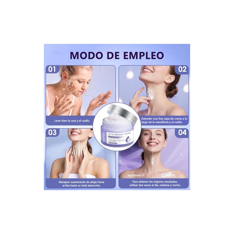 Crema Cuello Reafirmante Reducir Pliegues 50ml