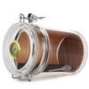 XIFEI Acrylic Humidor Jar with Humidifier and Hygrometer,humidor That can