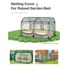 Poray Large 5.3x2.6FT Plant Netting Cover, Pop up Tunnel Crop