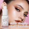 Color Changing Foundation, Base Nude Face Liquid Cover Concealer, Flawless