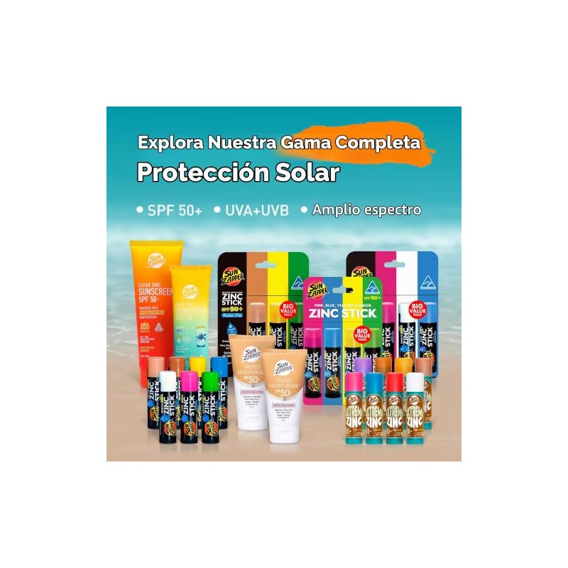 Sun Zapper Zinc Stick "Yellow" SPF 50+ | Protector Solar