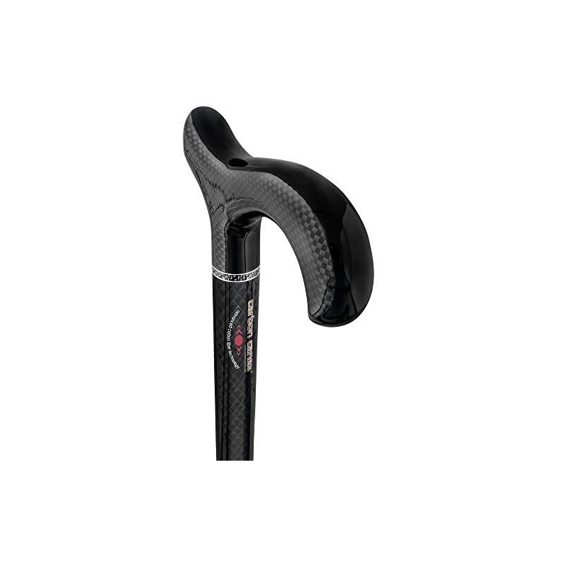 Royal RC Canes Triple Wound Carbon Fiber Black Derby Walking