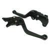 S112 Black (Black) Suzuki Brake Clutch Levers with 6 Adjustments