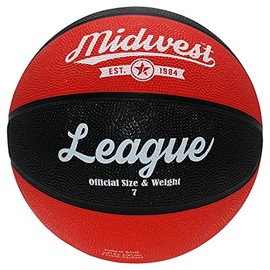 Midwest Unisex-Youth League Basketball, Black, 6