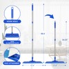 17.5" Professional Microfiber Floor Cleaning Mop, Flat Mop with Stainless