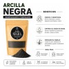 Kit Barro Mascarillas Arcilla Roja Verde Blanco Negro Normal