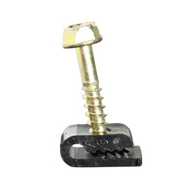 Skywalker Flexible Screw Clips for Ground Wire (Pack of 100 / Black)