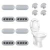 Lotbun Toilet Seat Damper Plastic, Toilet Lid Stopper, Toilet Seat