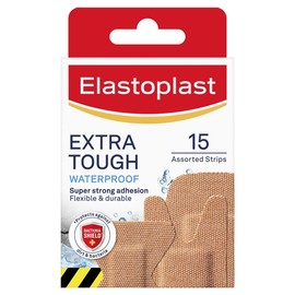 Elastoplast Extra Tough Waterproof Assorted 15 Strips
