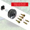 SPARES2GO Universal Dual Line Manual Feed Head with Bolts for