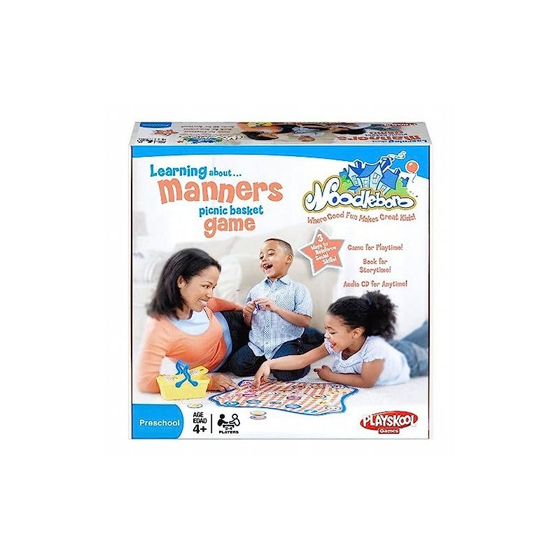Playskool Noodleboro Picnic Basket Manners Game