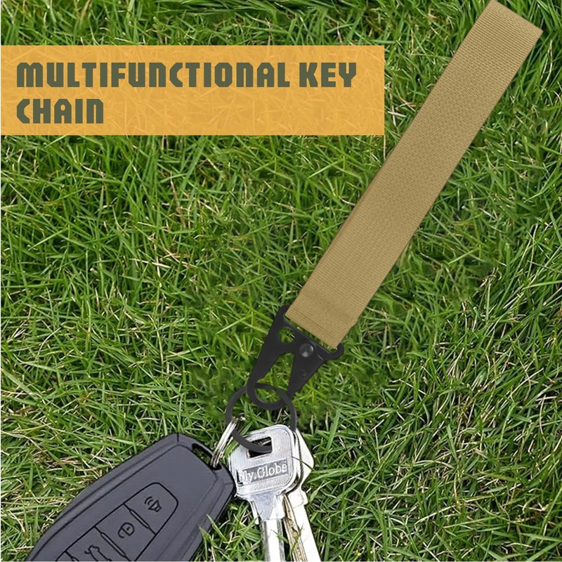 XTACER Tactical 1-inch Wristlet Keychain Strap Hand Wrist Lanyard Key