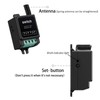 SRDKG Mini12v Remote Control Switch,12v Wireless Remote Switch with10a Relay,