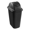 Rubbermaid Bote De Basura Rectangular Con Tapa De 41 Lts.