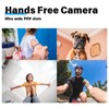 128G Body Camera, Thumb Size Cam,Wearable Camera with 360°Rotatable Clip