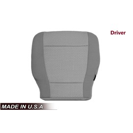 2017 2018 2019 2020 2021 Ford F250 F350 F450 F550 XLT Replacement Driver Bottom Cloth Seat Cover (Gray Cloth)