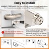 10 Pcs Soft Close Damper for Cabinet Doors/Wardrobe Doors,Adjustable Hydraulic