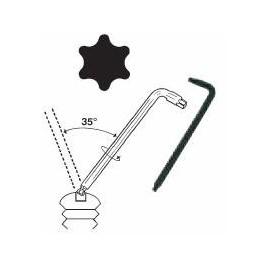Lisle - Torx Key T-25 Ball Type (34210)