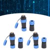 3PCS SP21 3 Pin Aviation Plug Socket IP68 Waterproof Sealing