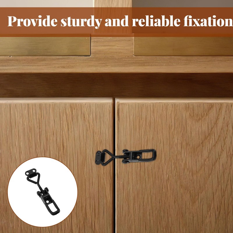 4Pack Toggle Clamps,Stainless Steel Toggle Latch,Durable Spring Latch for Toolbox