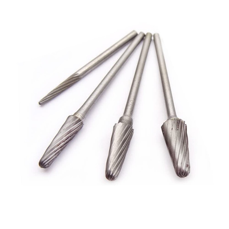 Luo ke 4 Pcs Aluminum Cutting Burr - 3/32 Inch