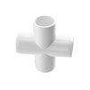 QWORK 4 Way 3/4" Cross PVC Fitting, 20 Pack PVC