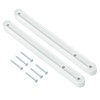 sourcing map Drawer Slides, 5Set 180mm - Plastic Drawer Rails