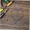 NOLITOY 5pcs Fishing Wire Leaders with Swivels Snaps Durable Tackle