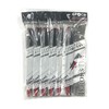 Epoch Chemical 510-0200_6 2-Color Ballpoint Pen Batons 0.7mm Black and