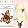 Outyua 6 Pack Small Butterfly Hair Clips Tortoise Shell Hair