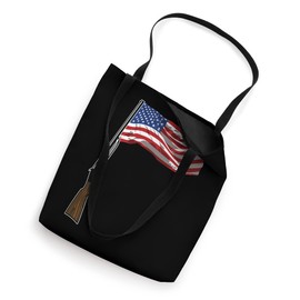 American Flag Hunting 4th Of July Patriotic American Hunter Tote Bag